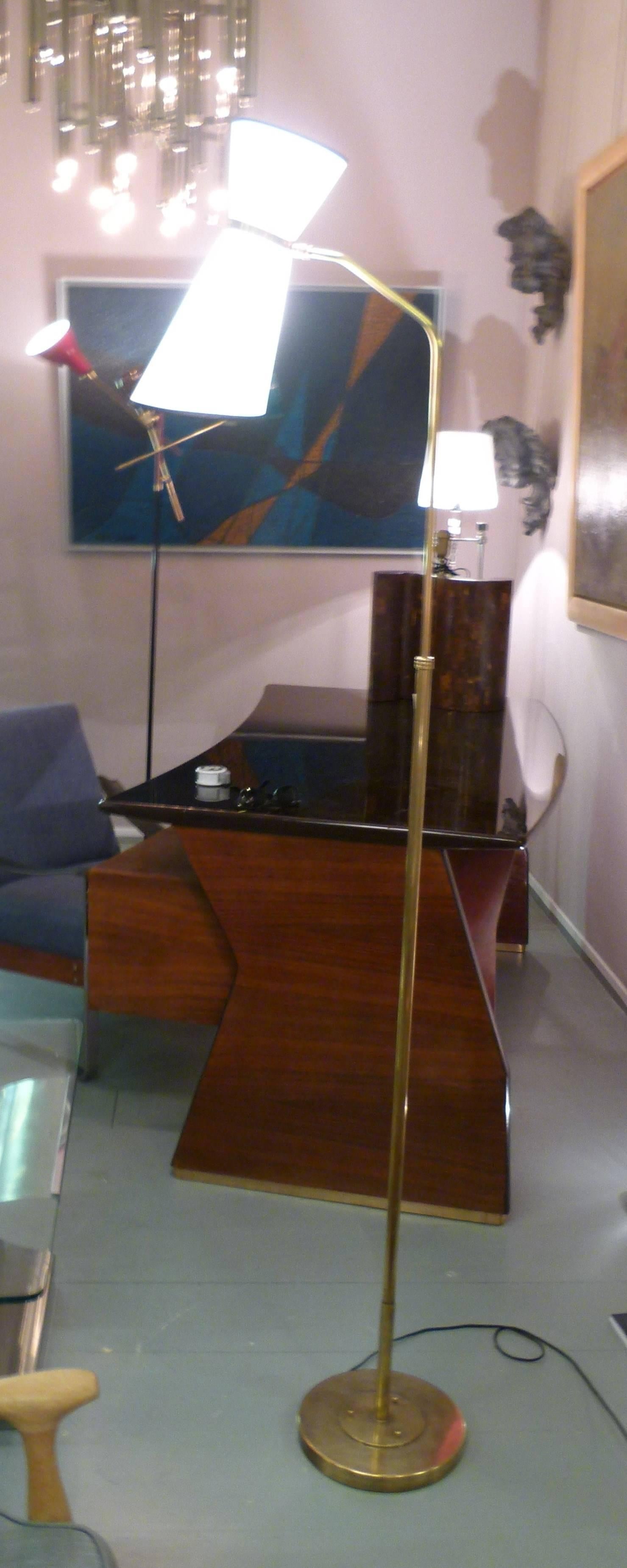 1950s French Floor Lamp by Maison Lunel 1