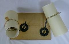 Pair of Articulated Sconces by Maison Lunel