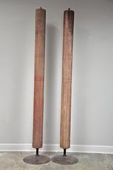 Architectural Columns Mounted on Iron Base