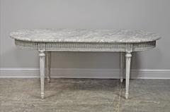 Painted Louis XVI Style Dining Table