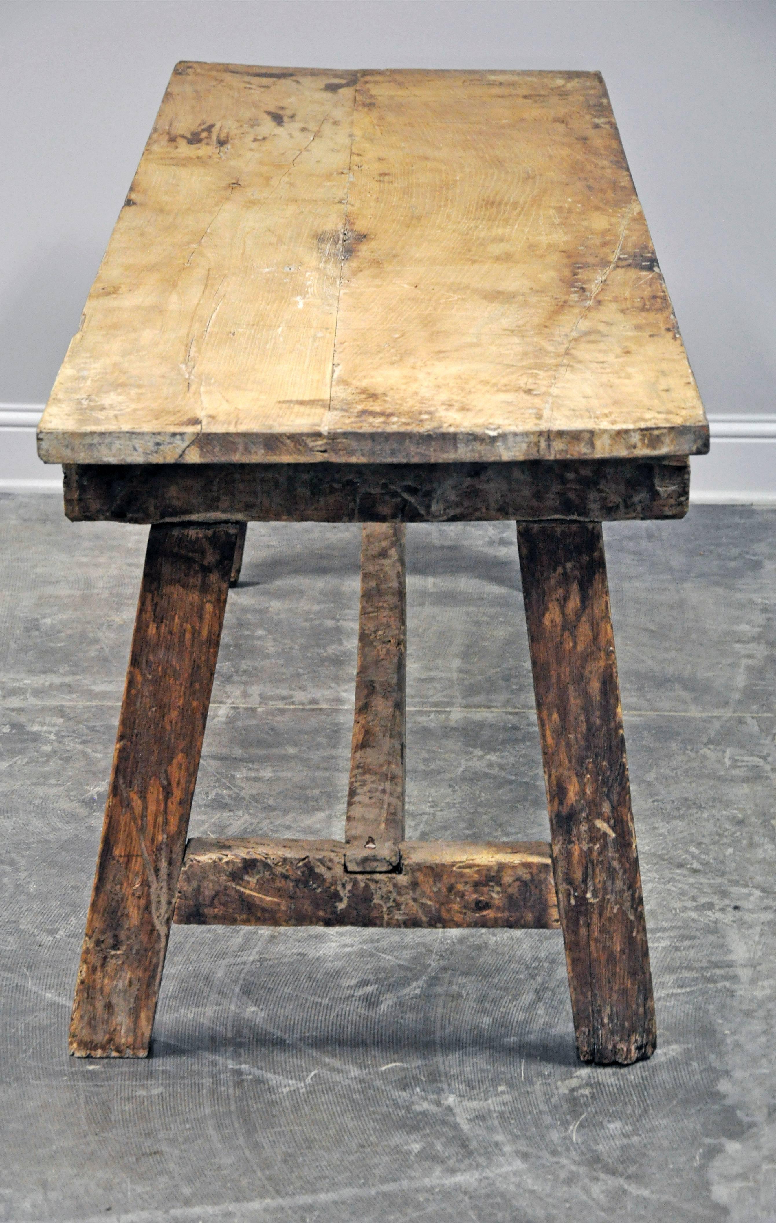 18th Century Late 18th-Early 19th Century Spanish Trestle Table