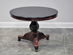 19th Century French Empire Parlor Table in Mahogany