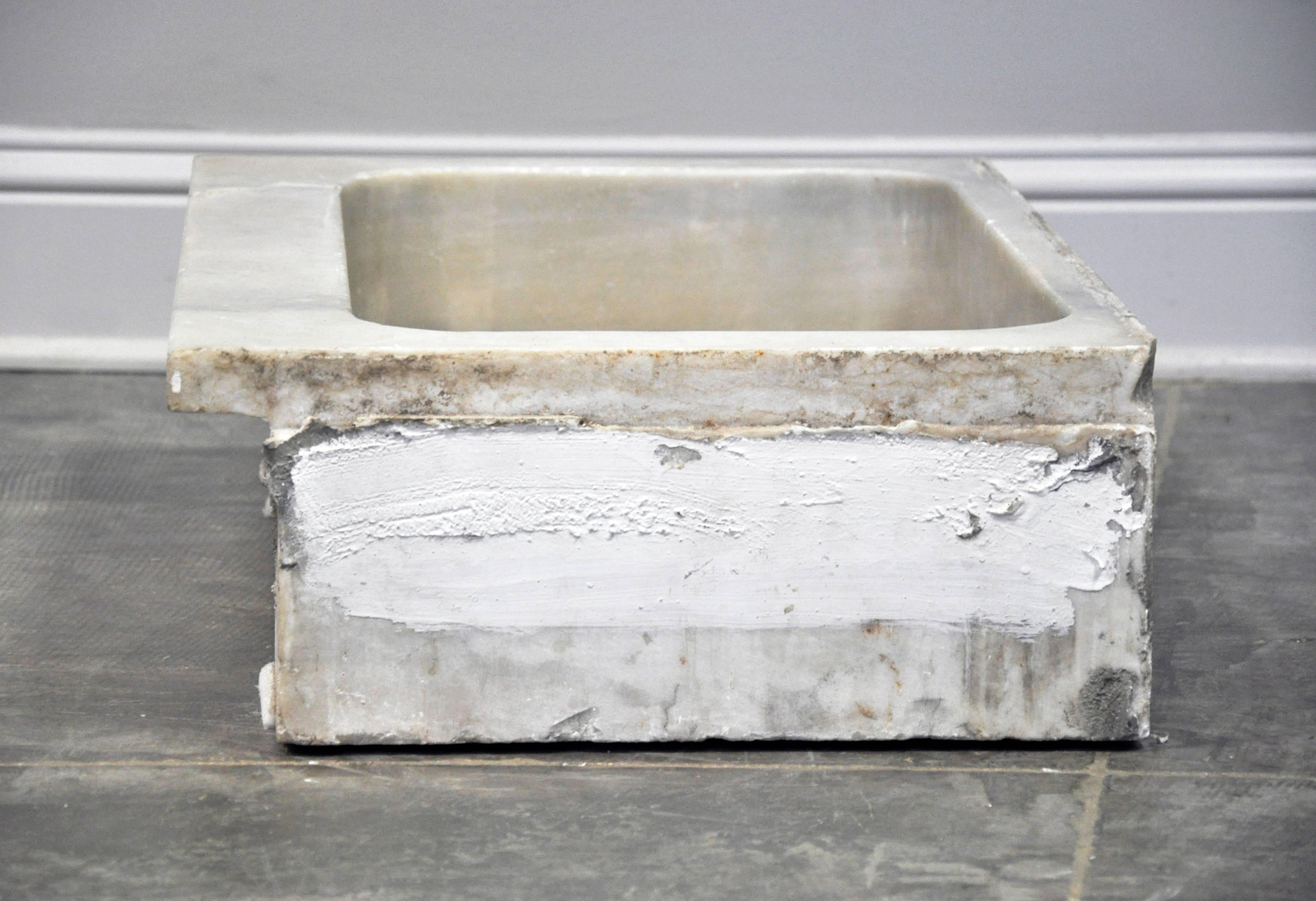 French Vintage Marble Sink Basin