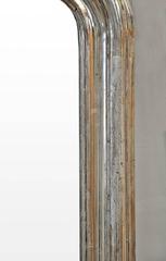 19th Century French Louis Philippe Mirror in Silver Gilt