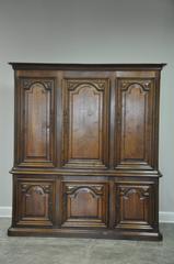 19th Century French Louis XIII Style Armoire Deux Corps