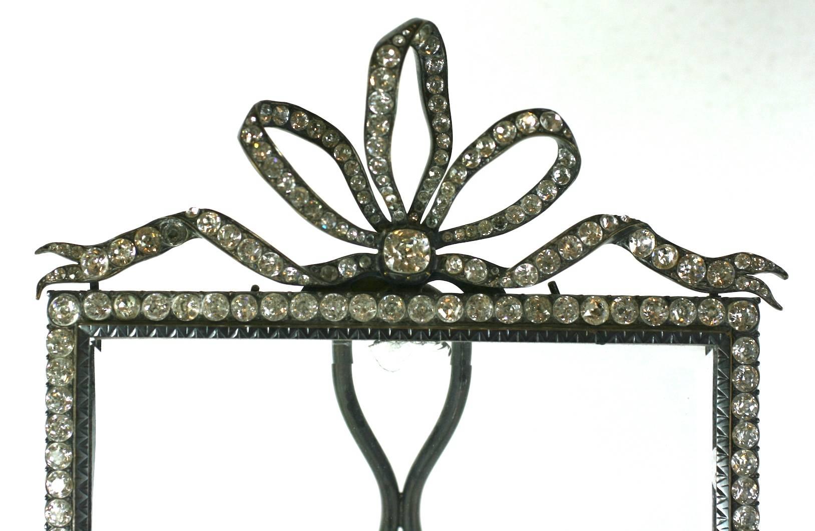 Wunderschöne viktorianische Jeweled Paste Set Frame (Viktorianisch) im Angebot