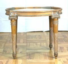 Neoclassical Revival Mirrored Table