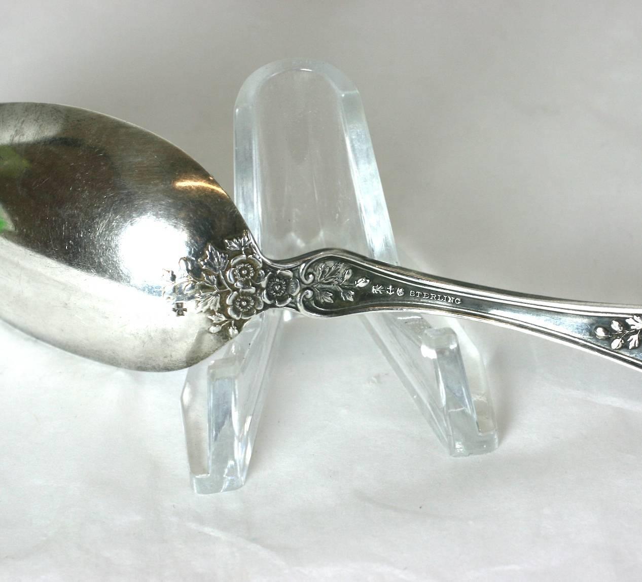 American Set of Victorian Gorham Sterling Spoons in Box