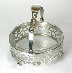 Sterling Handled Candy Dish