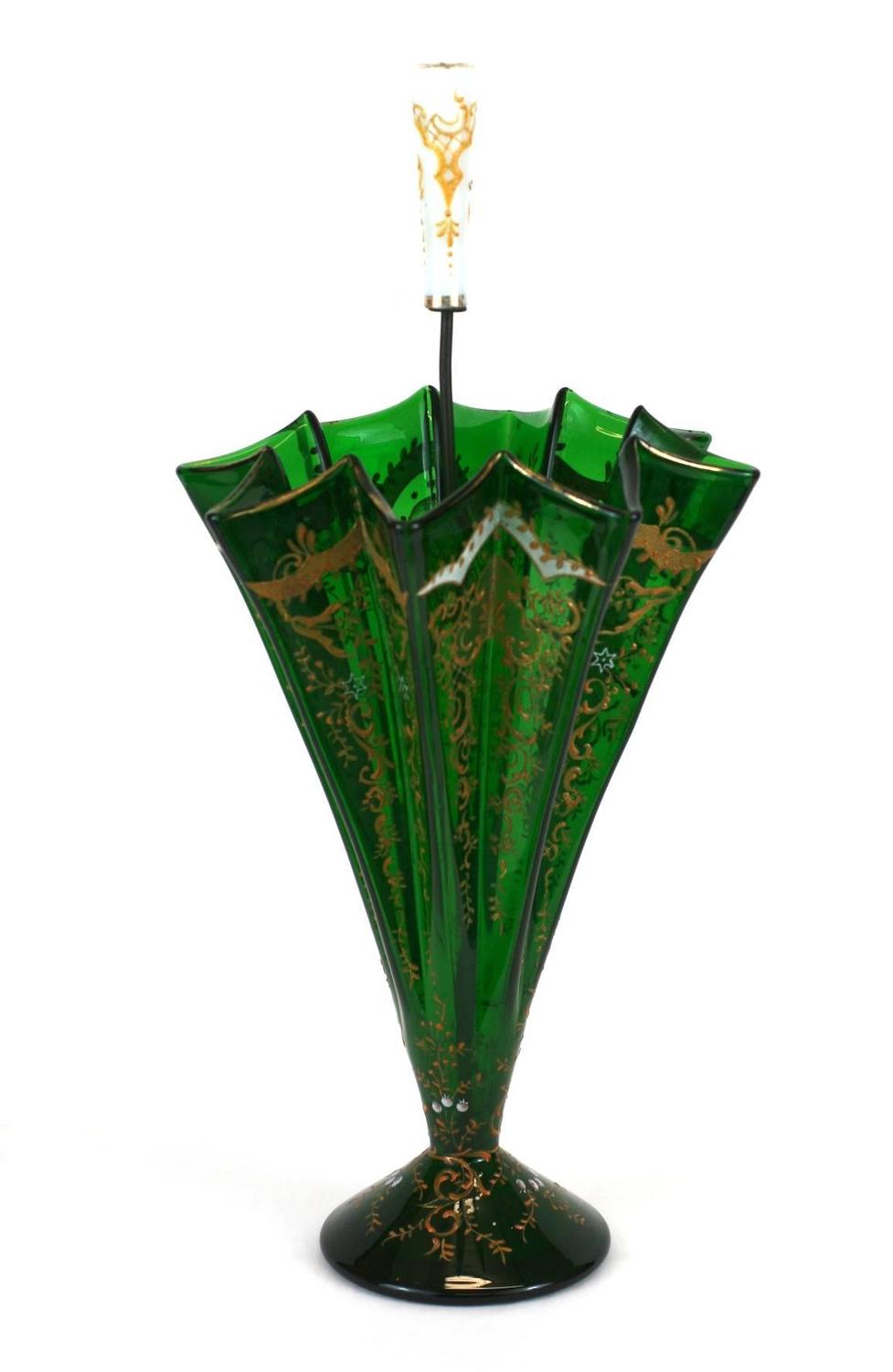 Charming Victorian Figural Umbrella Vase For Sale at 1stdibs