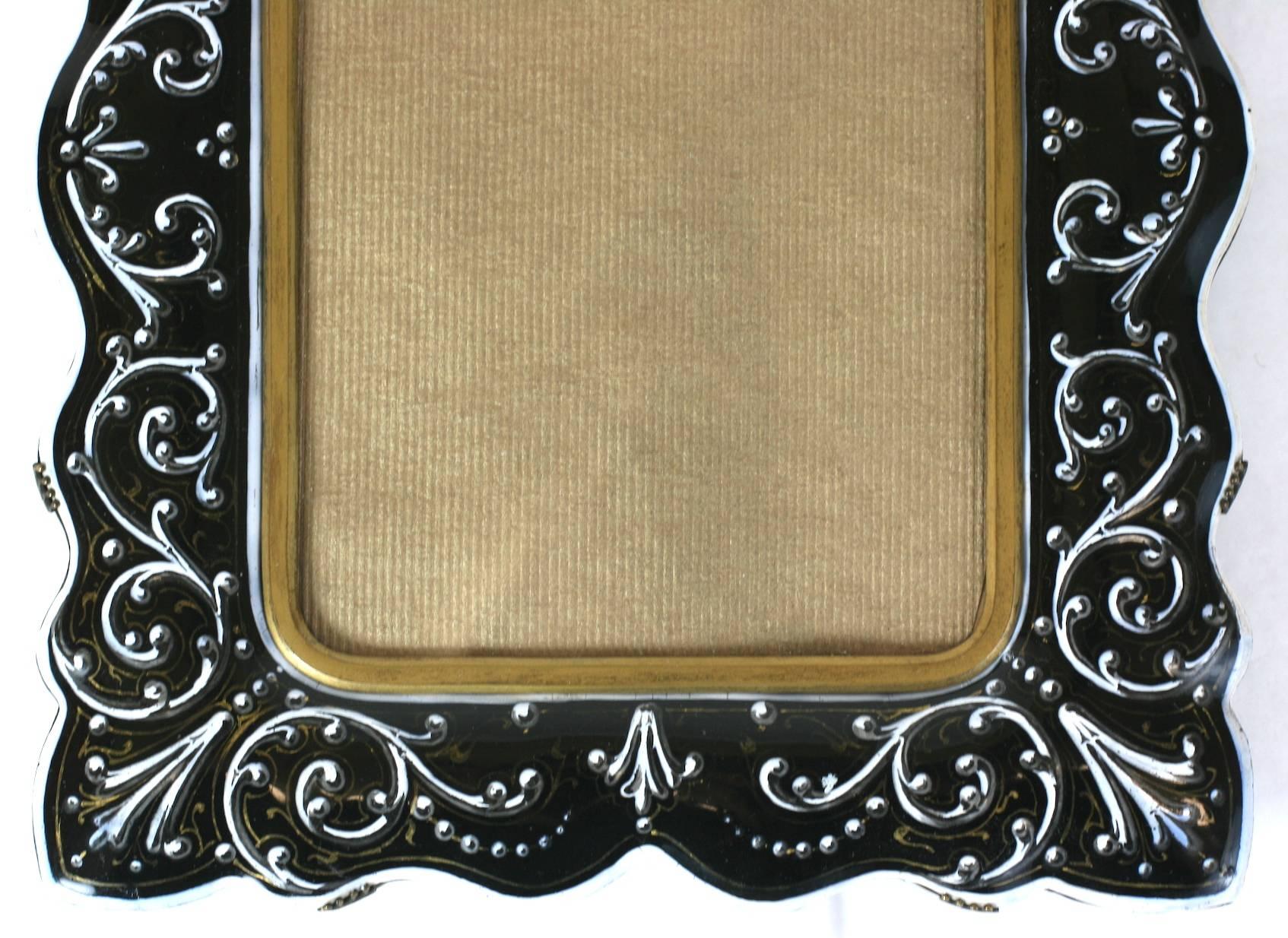 French Enamel Bronze Frame For Sale 1