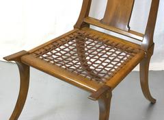 T.H. Robsjohn-Gibbings Klismos Chairs by Saridis, Athens