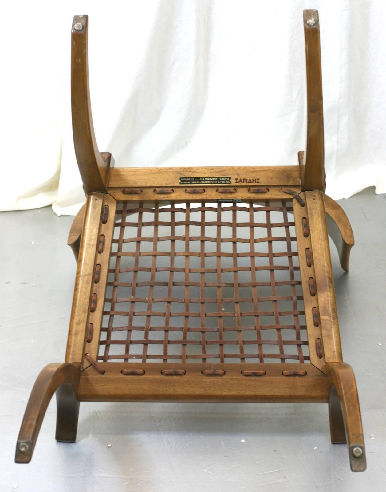 Mid-20th Century T.H. Robsjohn-Gibbings Klismos Chairs by Saridis, Athens For Sale