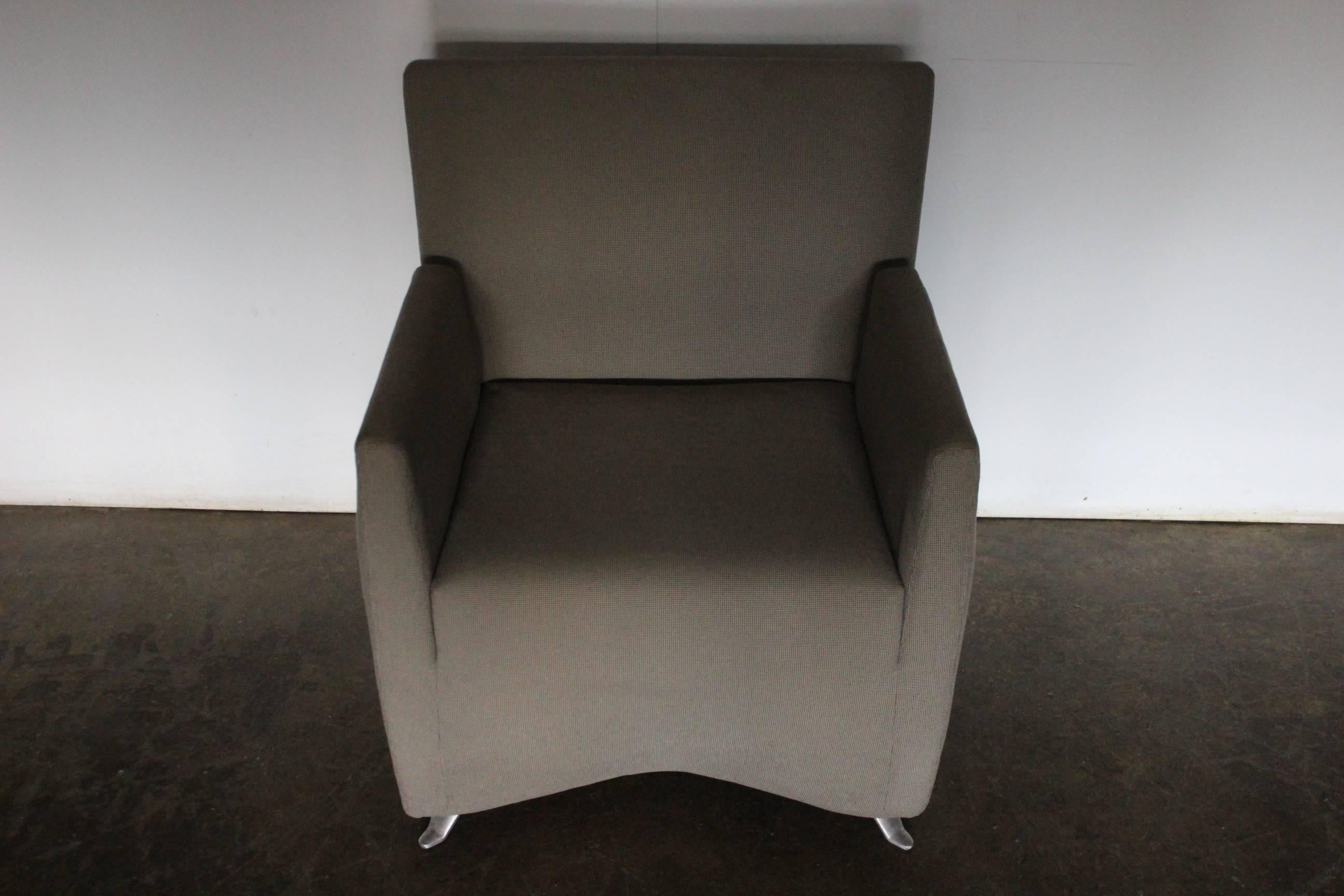 Modern Cerruti Baleri Italia “Caprichair” Armchair in Woven Fabric For Sale