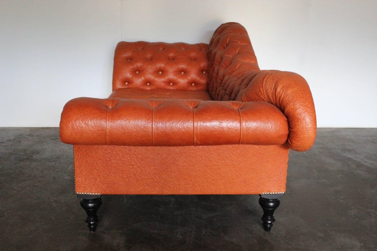 Smith “DogKennel Bed” Sofa/Chaise in SpecialOrder TanBrown