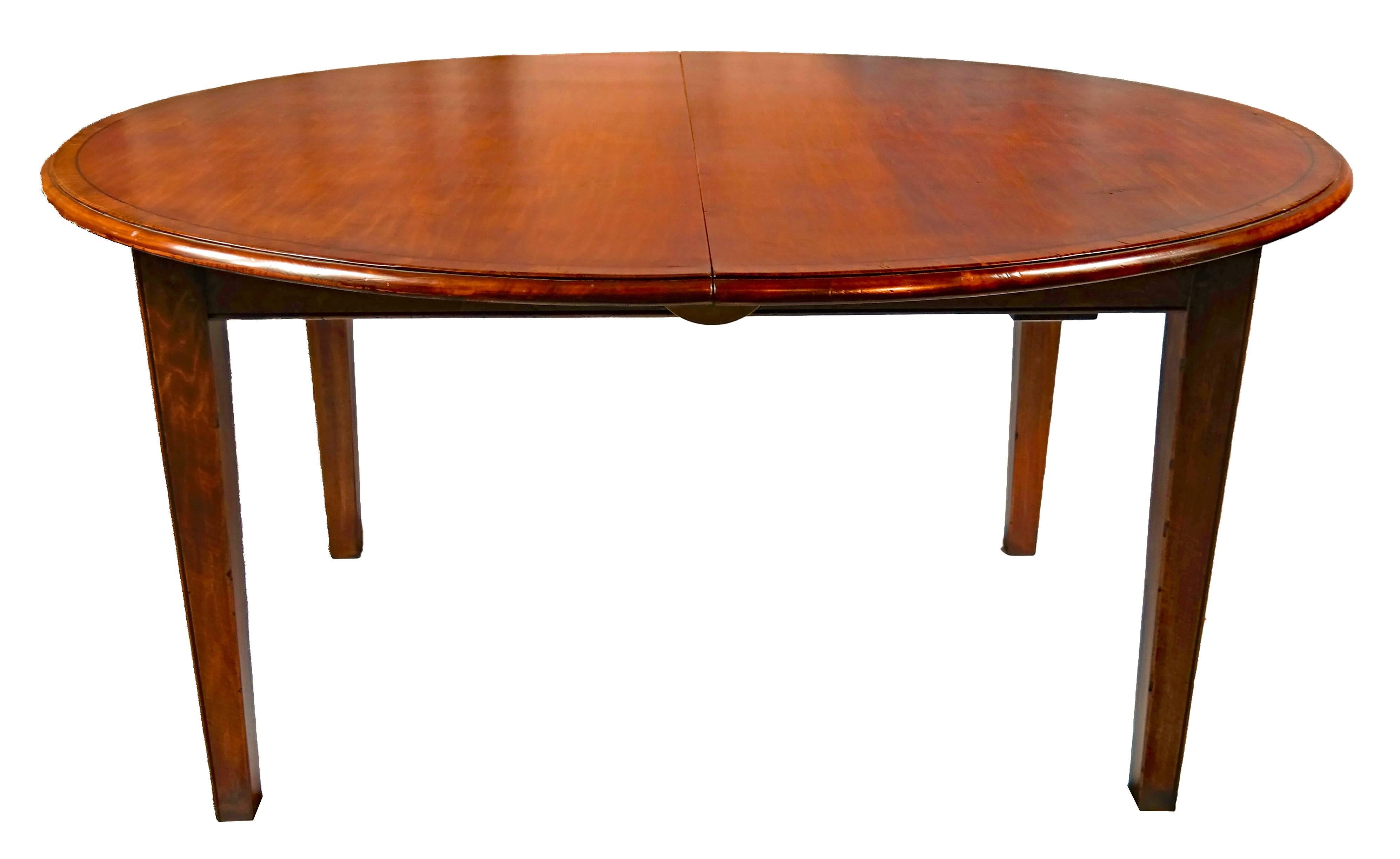 Handmade, hand planed, 6 foot round cherrywood top, with yewwood banding, on tapered legs. Comes with two 20