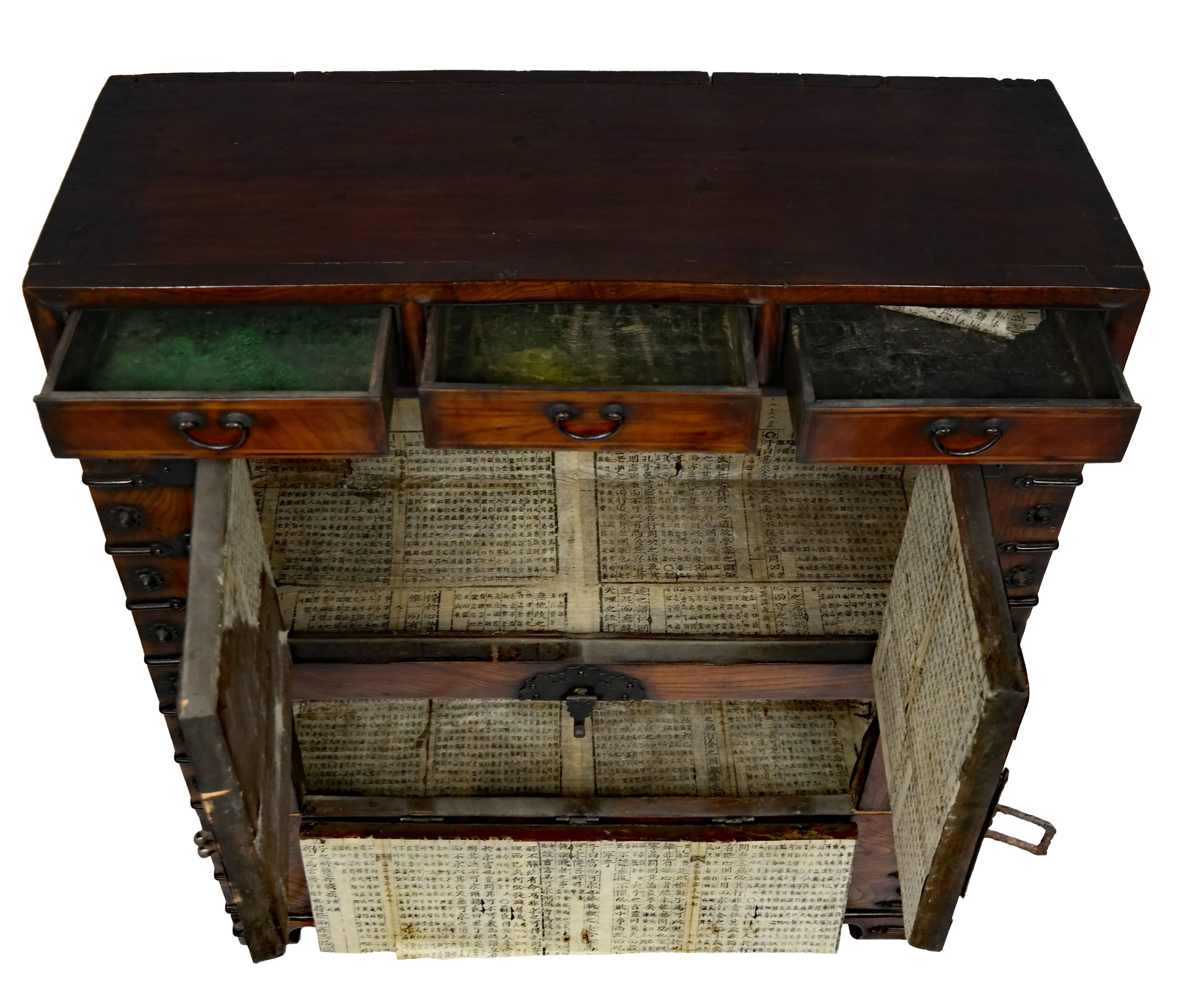 19th Century Korean Bandaji Scholar's Chest