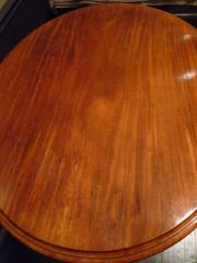 Mahogany Oval Tilt-Top Table