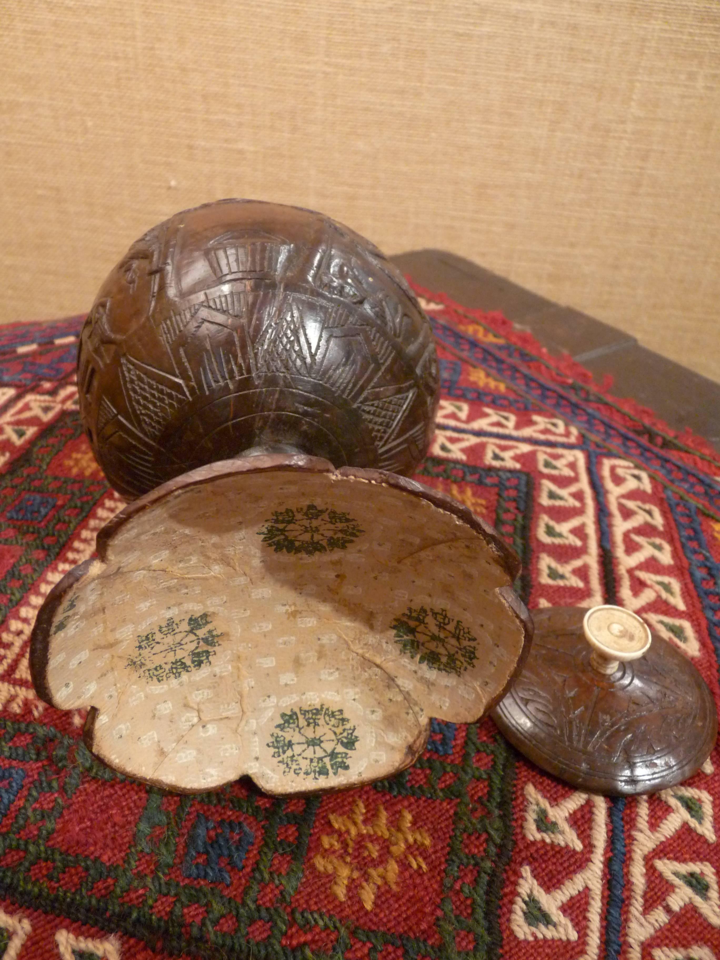 Hand-Carved Coconut Cup 2
