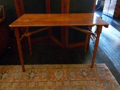 Mahogany Folding Campaign Table