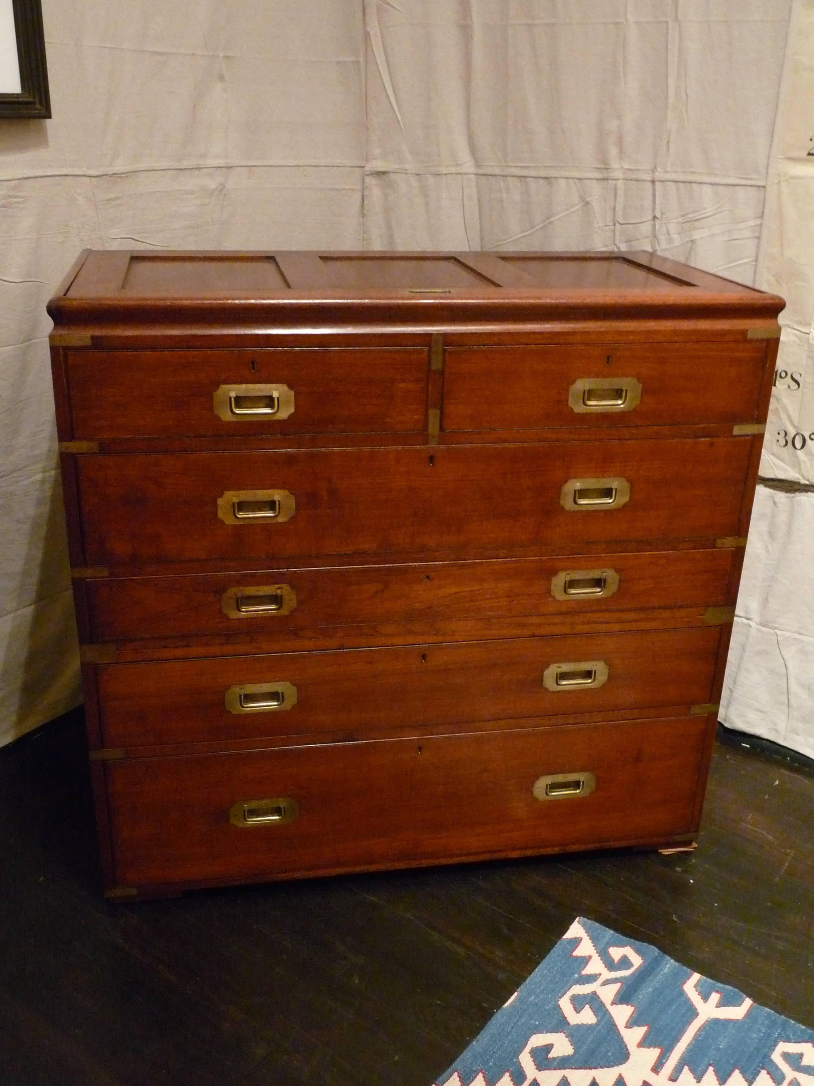 19th Century British Campaign Cavalry Officer's Chest