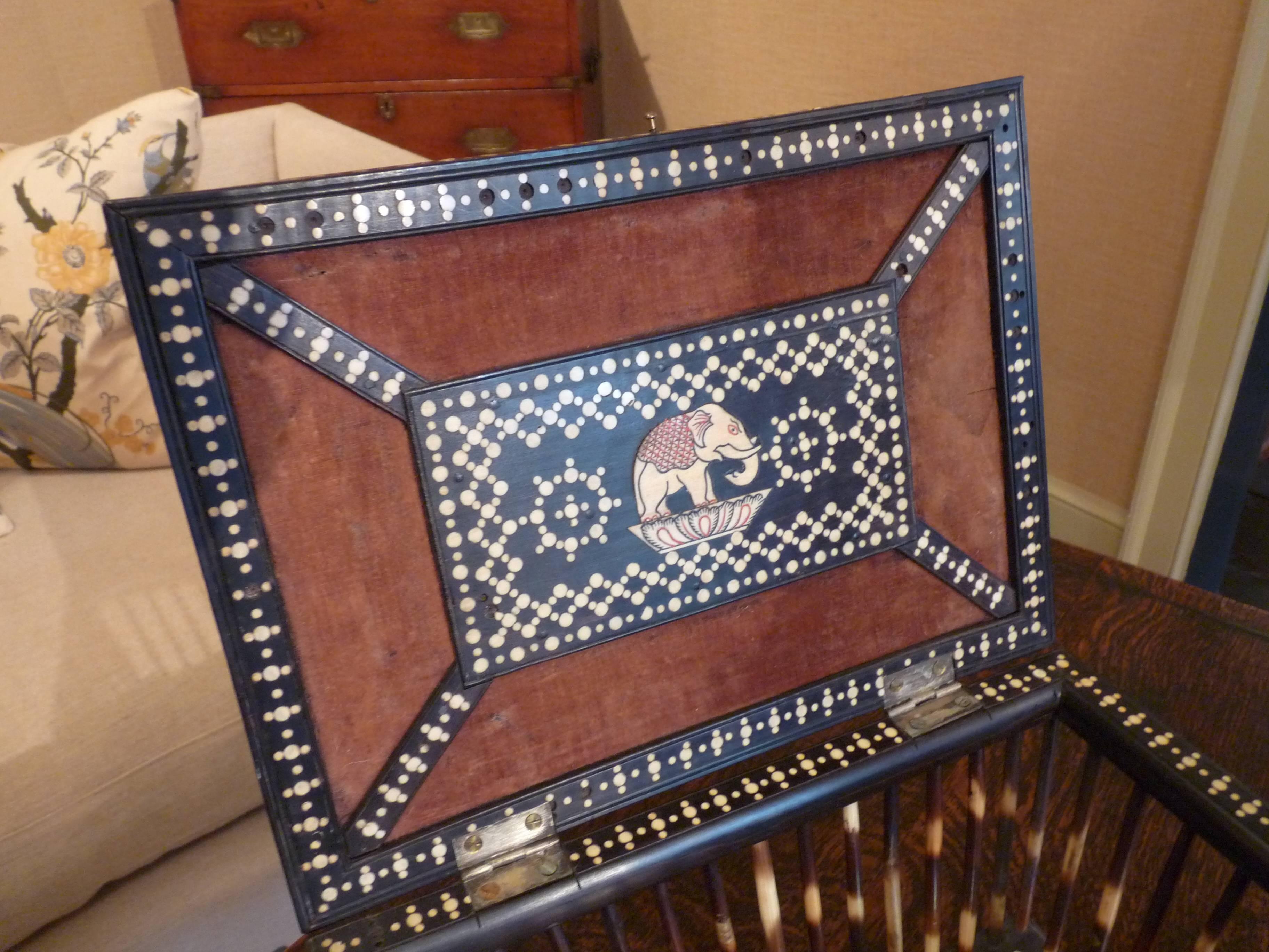 Quill Basket Box In Good Condition For Sale In Middleburg, VA