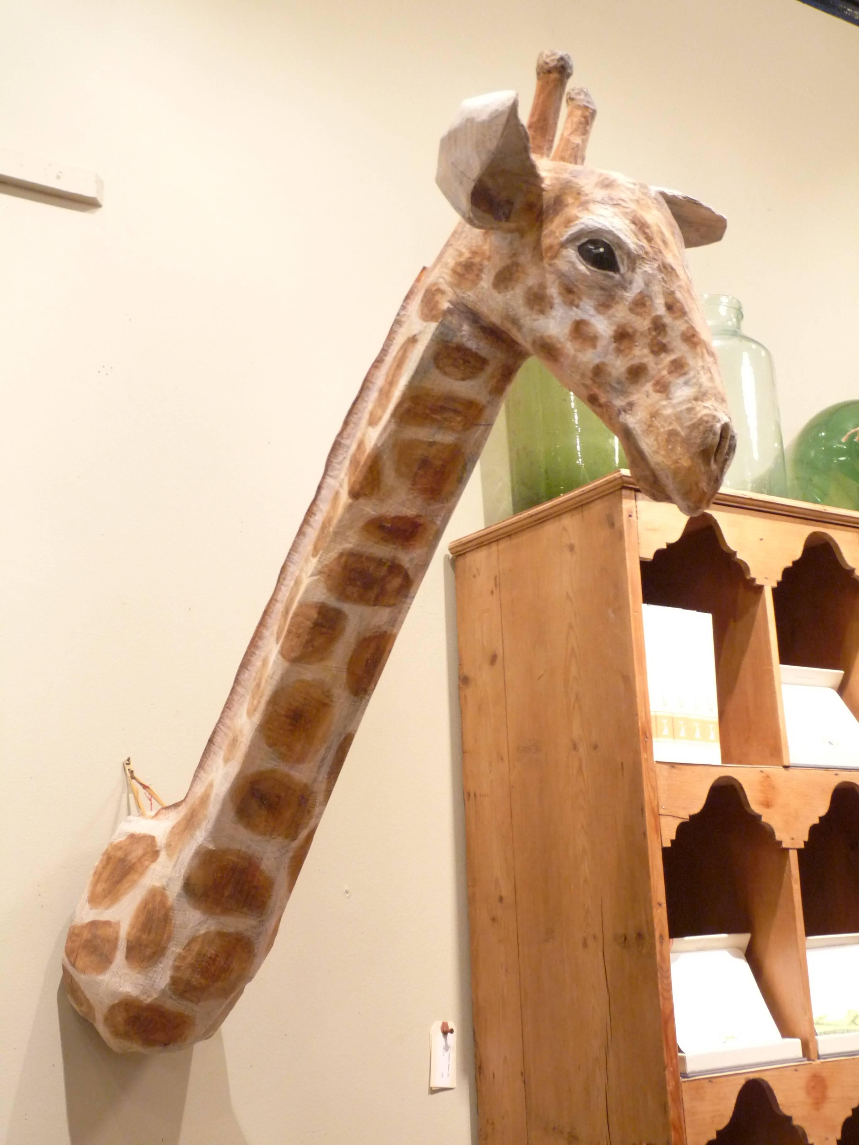giraffe paper mache