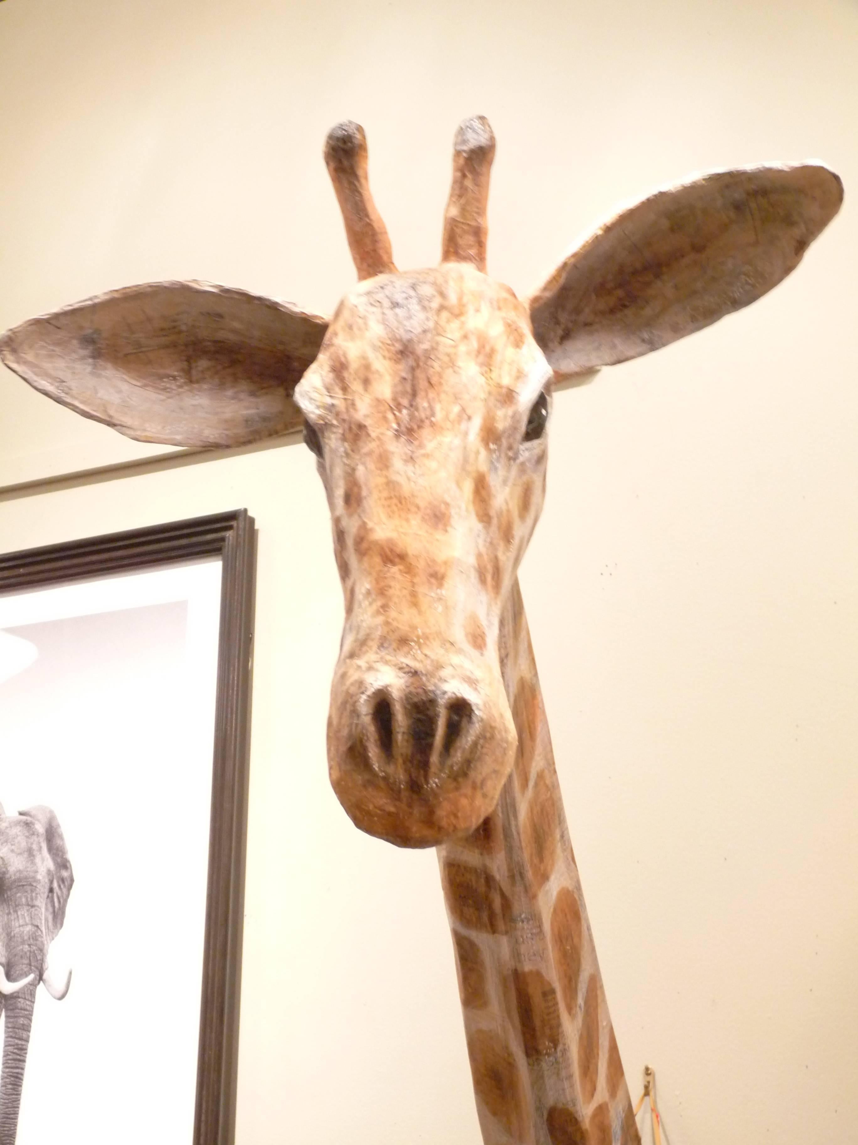 paper mache giraffe for sale