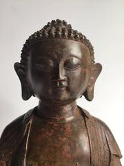 Antique Iron Buddha