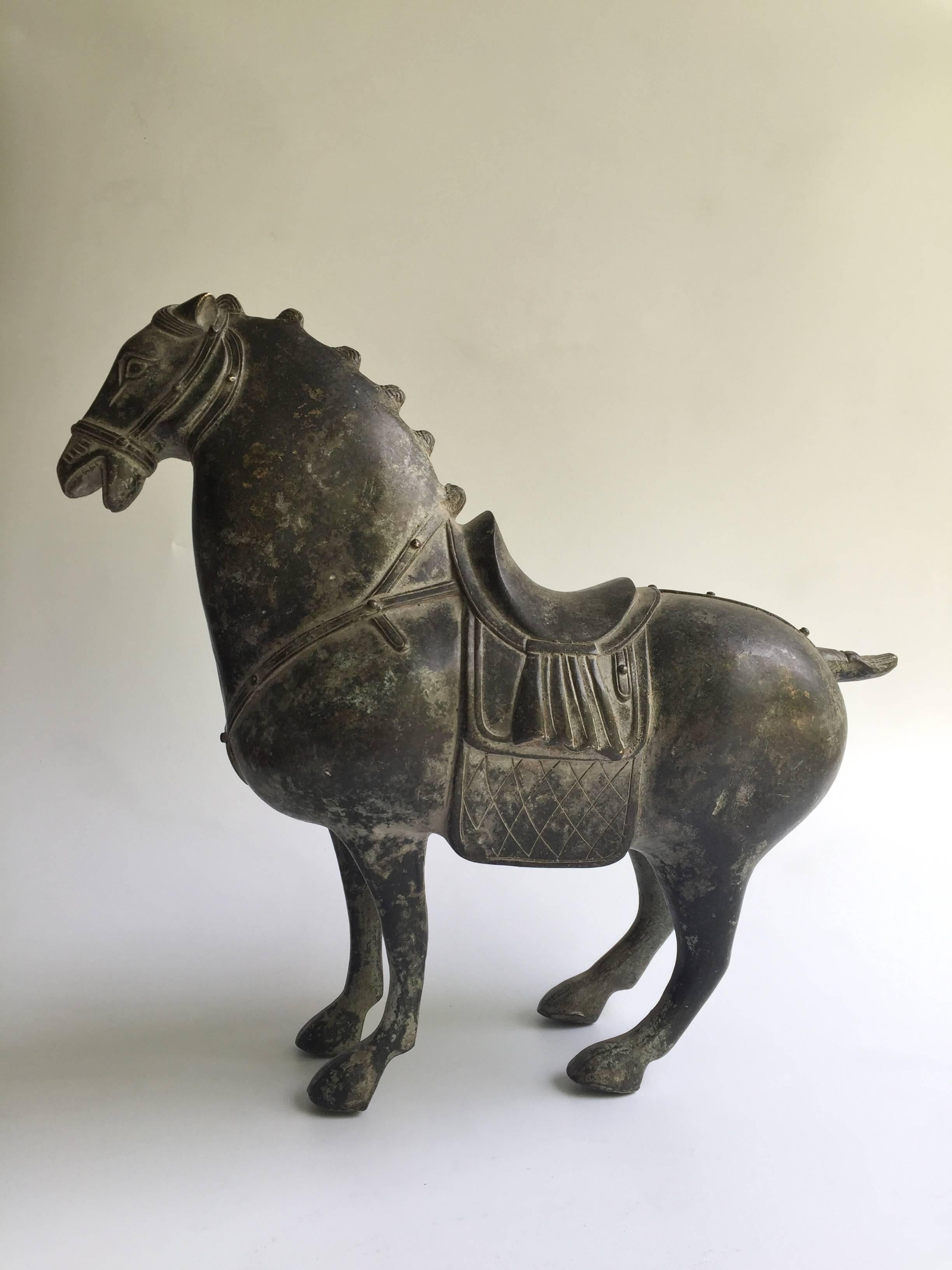 Antique Han Bronze Horse 2
