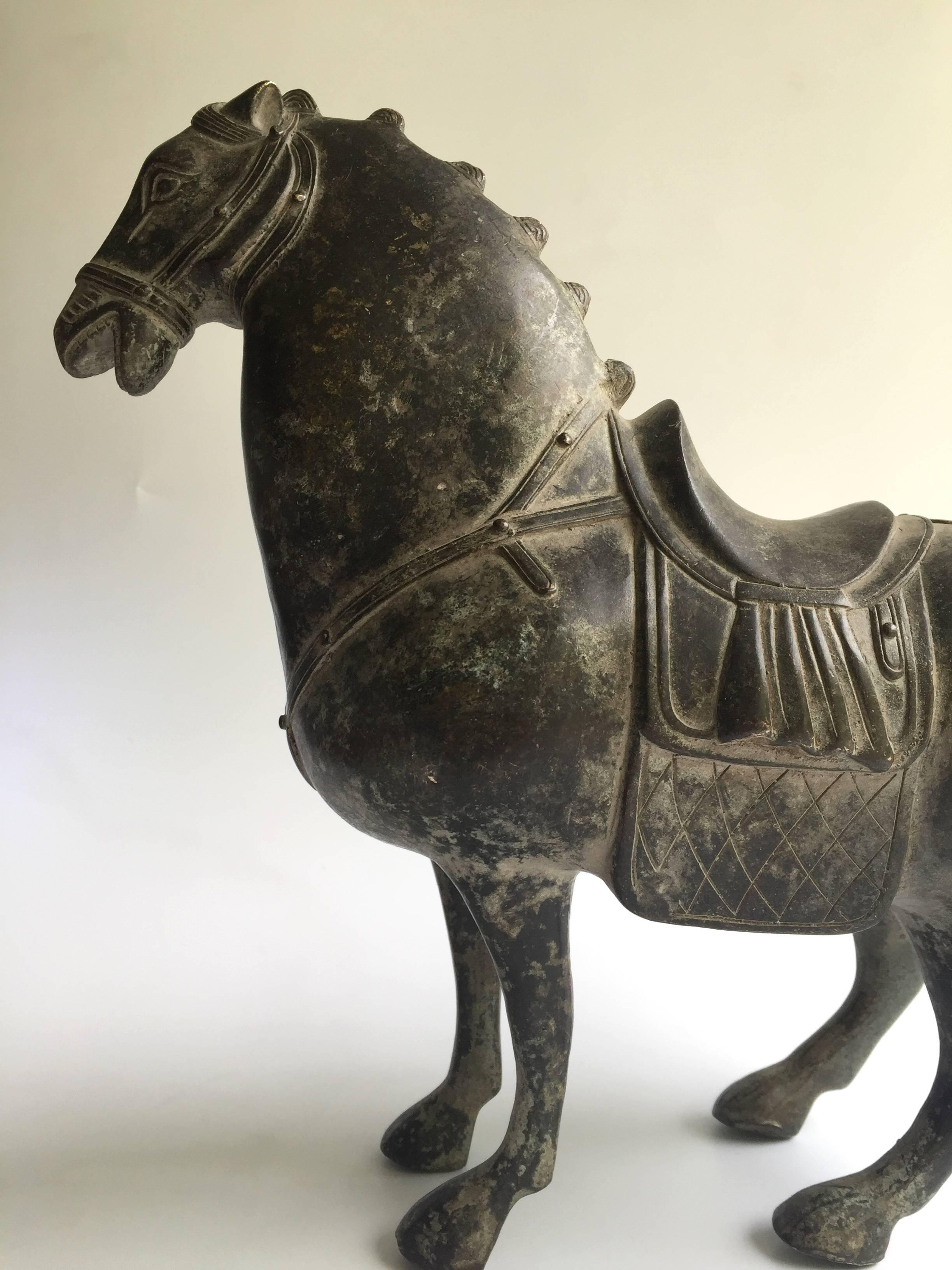 Antique Han Bronze Horse 1