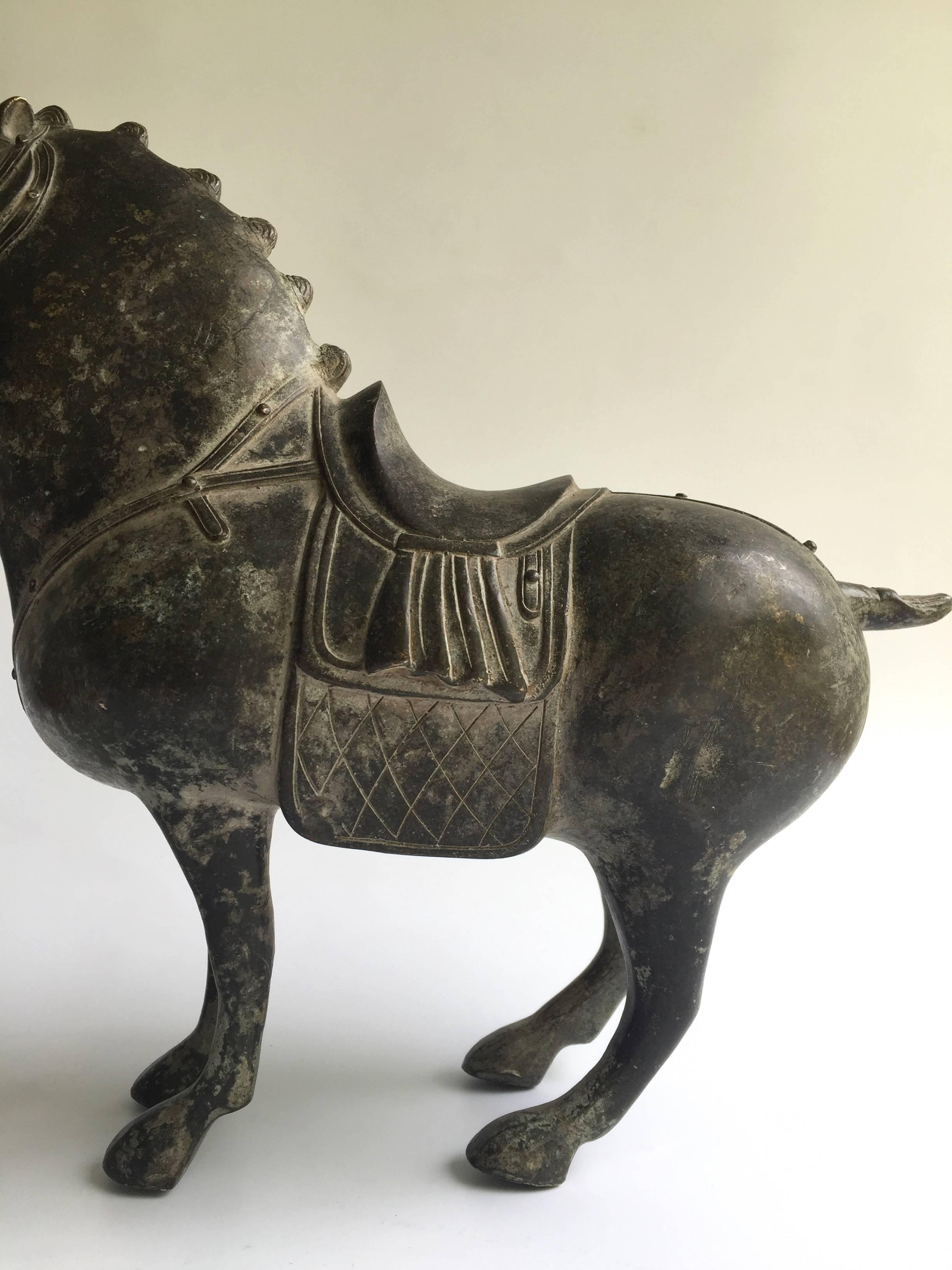 Antique Han Bronze Horse 4