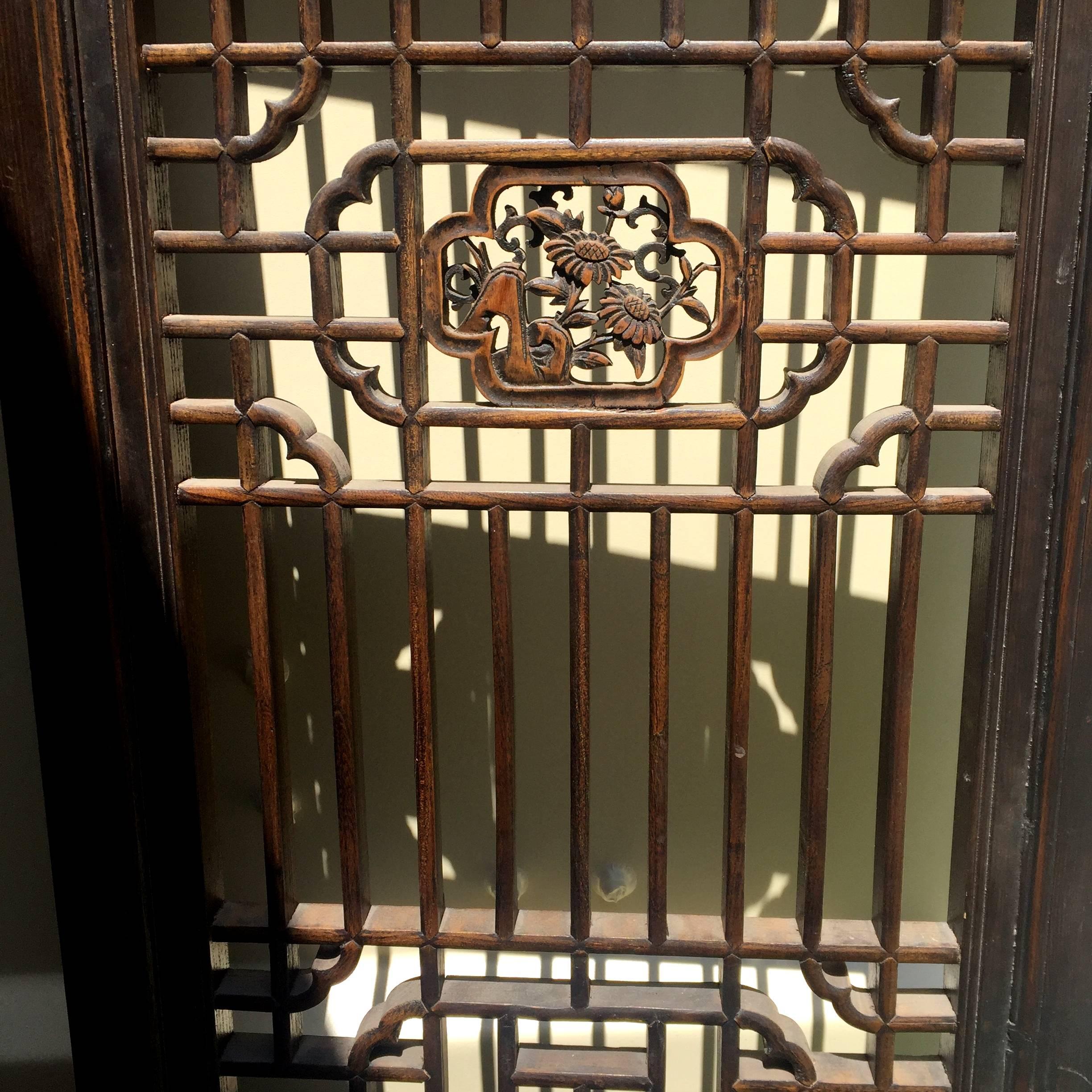 Chinese Lattice Screen, 19th Century For Sale 1