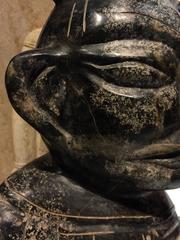 Neolithic Style Chinese Rock Jade Stone Warrior