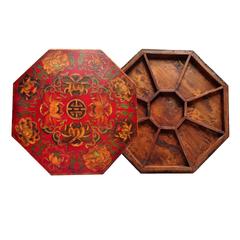 Hand Painted Feng Shui Octangon Tibetan Sectional Box