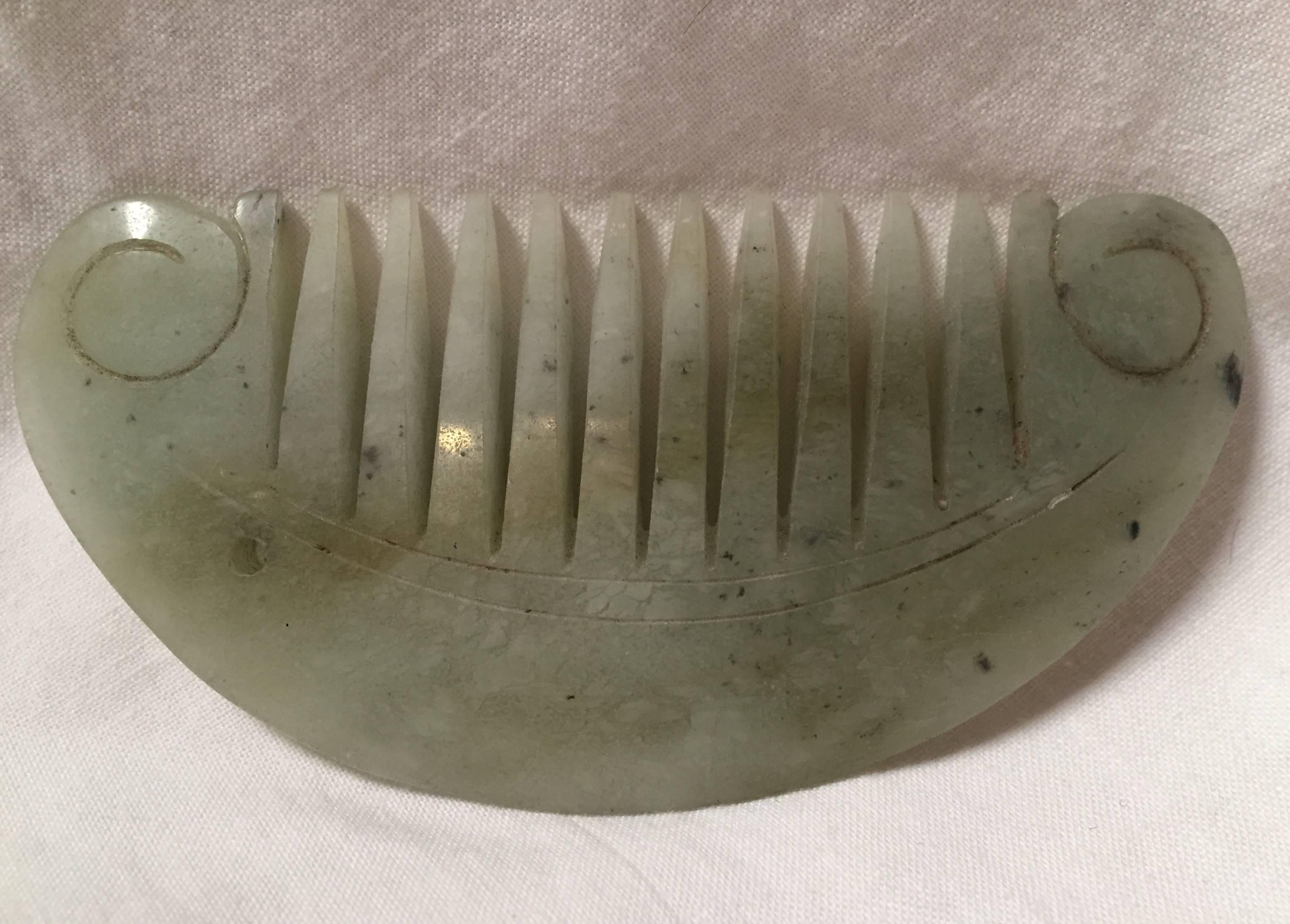 Antique Jade Comb For Sale 1