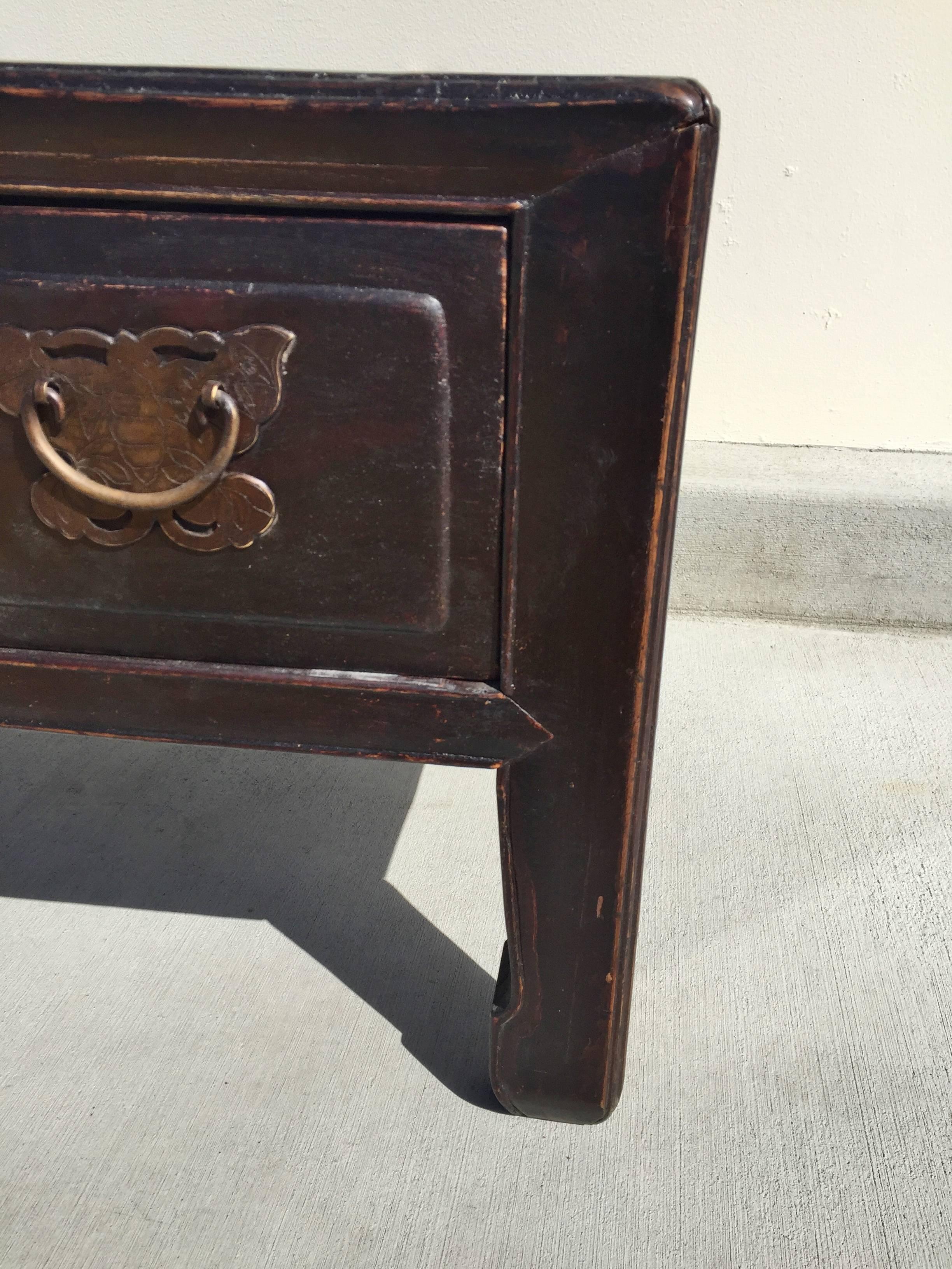 Antique Asian Coffee Table or Low Table In Excellent Condition For Sale In SOMIS, CA