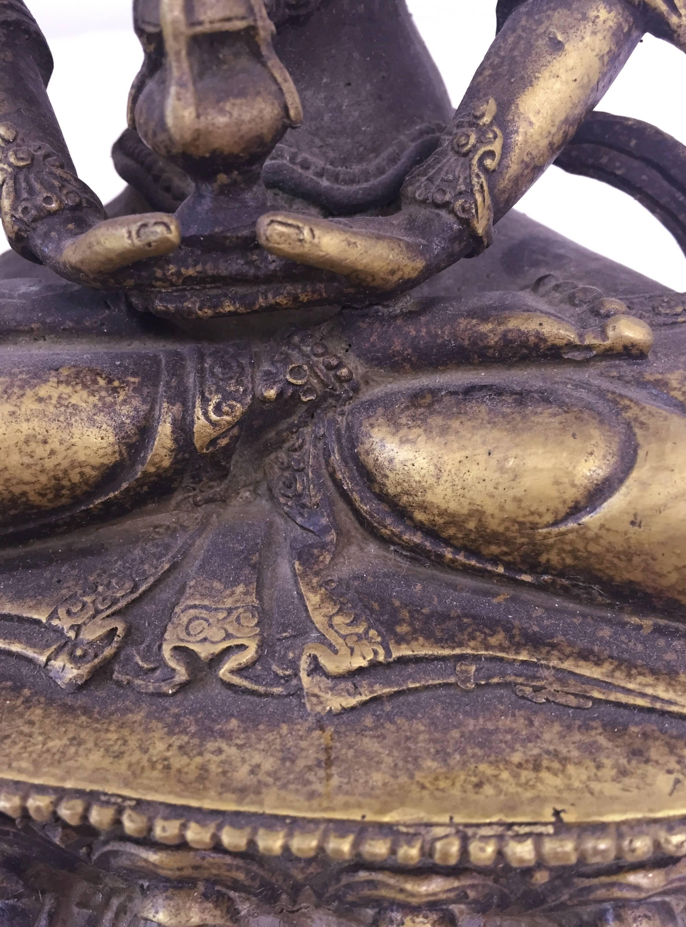 Bronze Tibetan Tara, Goddess of Compassion For Sale 2