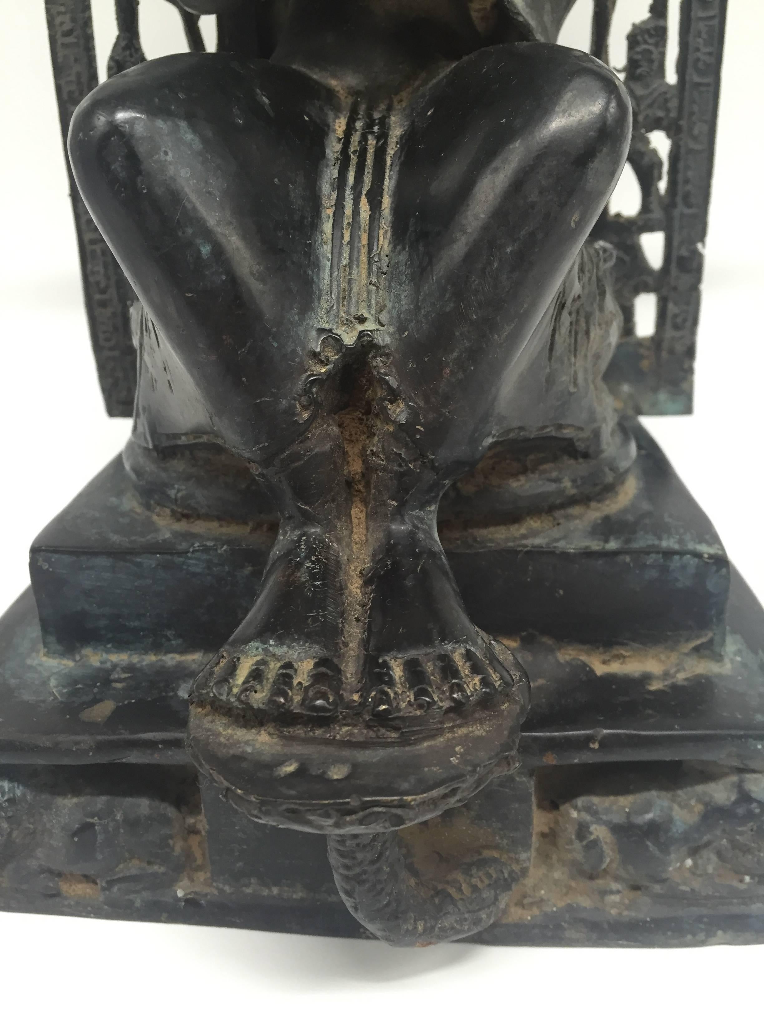 Bronze Burmese Buddha For Sale 1