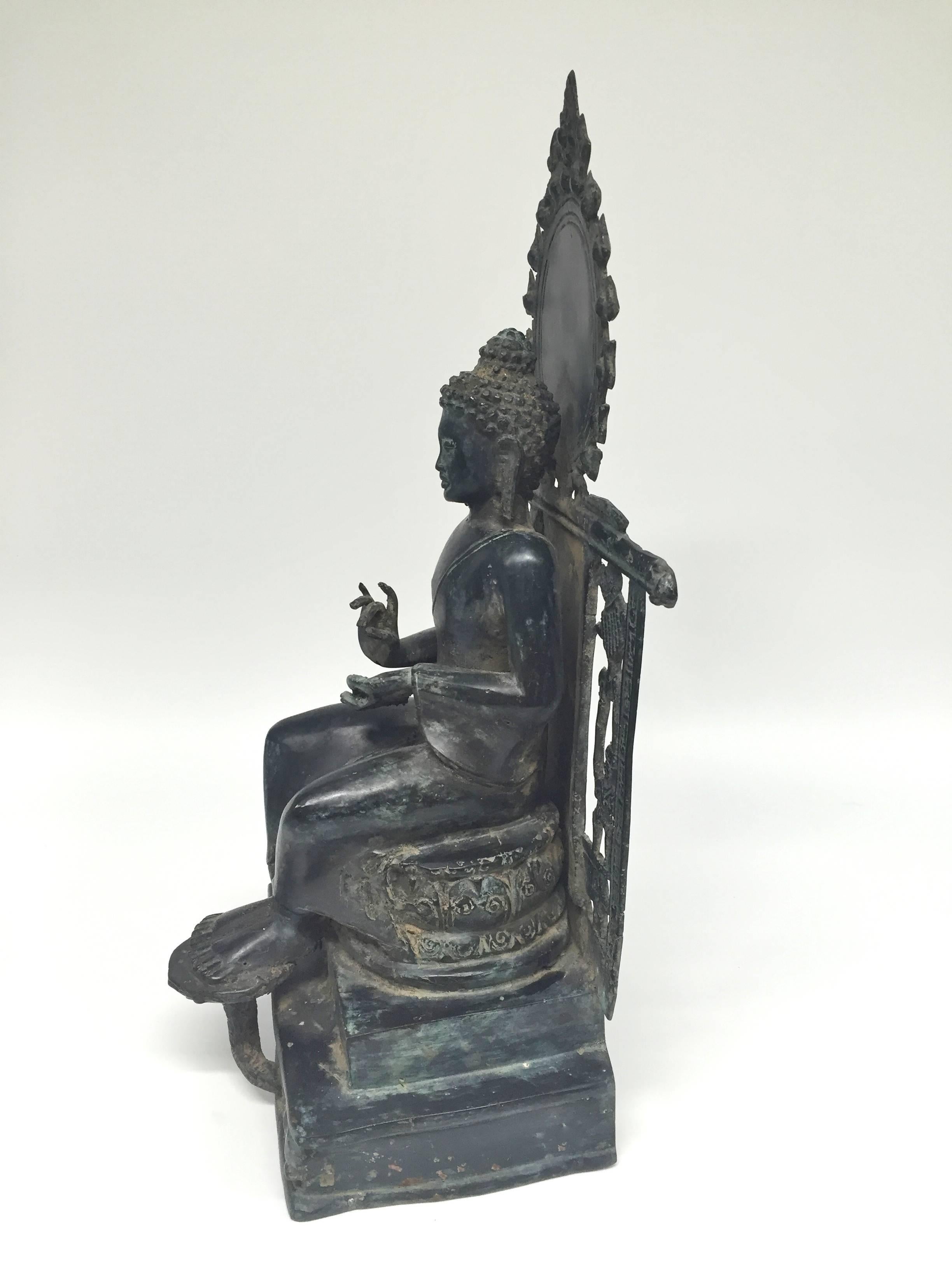 Bronze Burmese Buddha For Sale 5