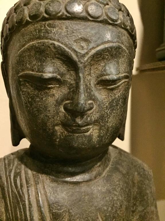 Stone Buddha Statue For Sale at 1stDibs