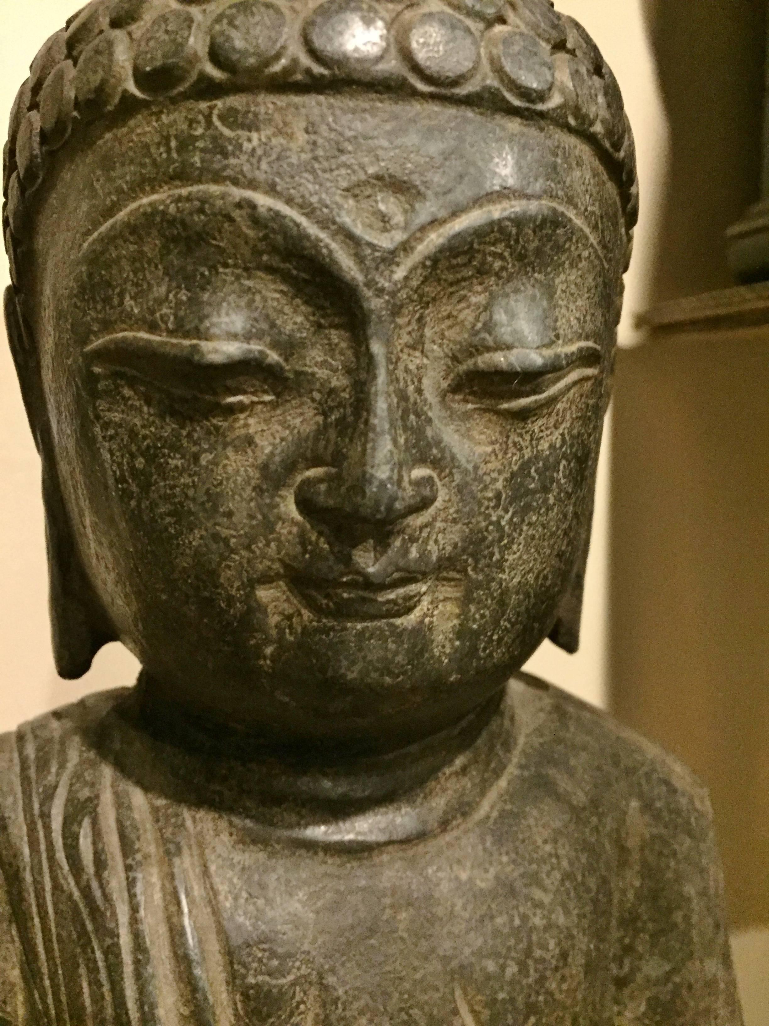 Chinese Stone Buddha Statue For Sale