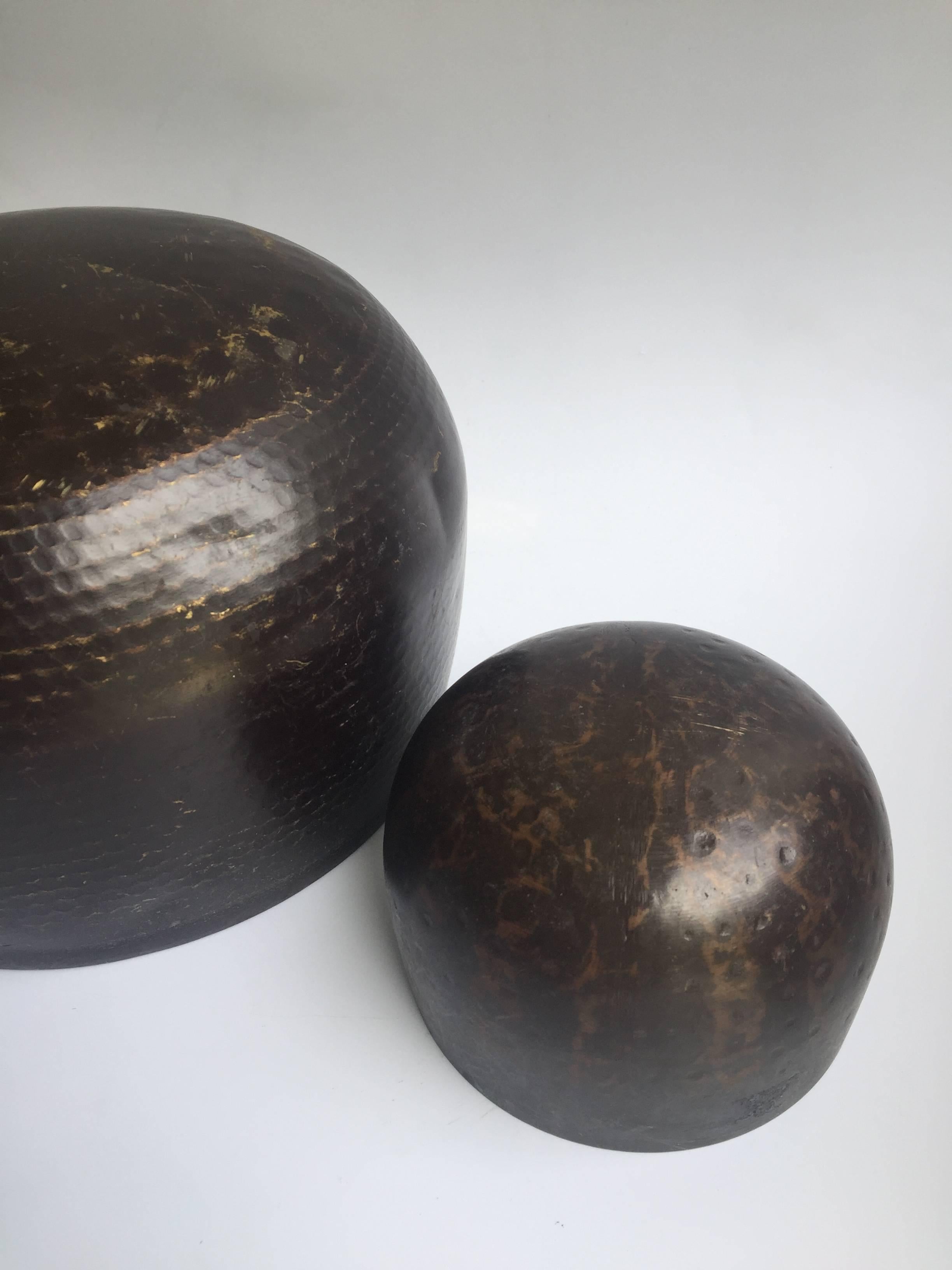 Japanese Antique Singing Bowl, Set of Two For Sale 5
