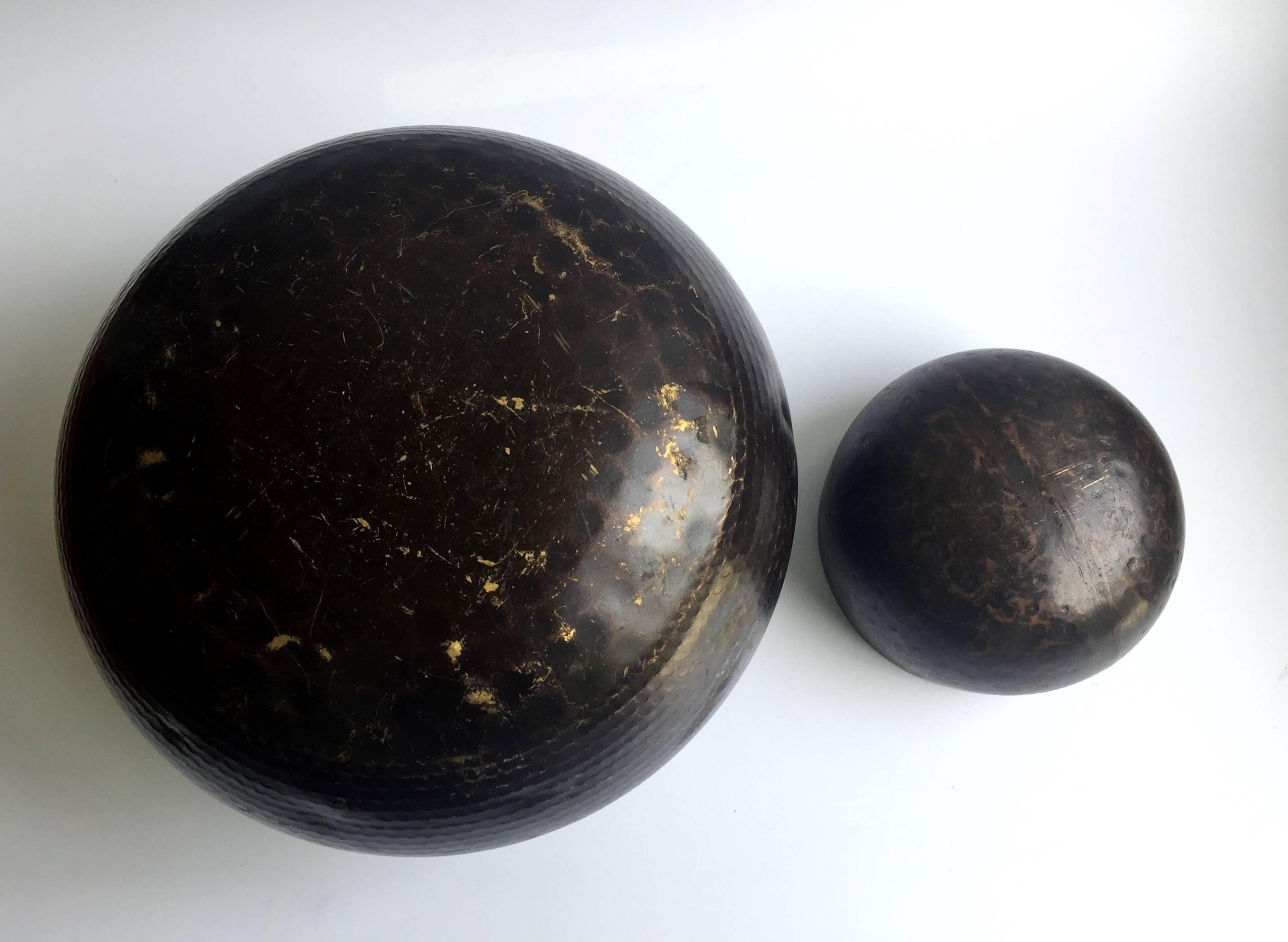 Japanese Antique Singing Bowl, Set of Two For Sale 3