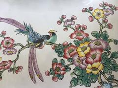 Chinese Enamel Butterfly Dish, Hand-Painted