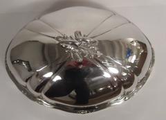 Silver Plate Entree Food Dome Medium Size