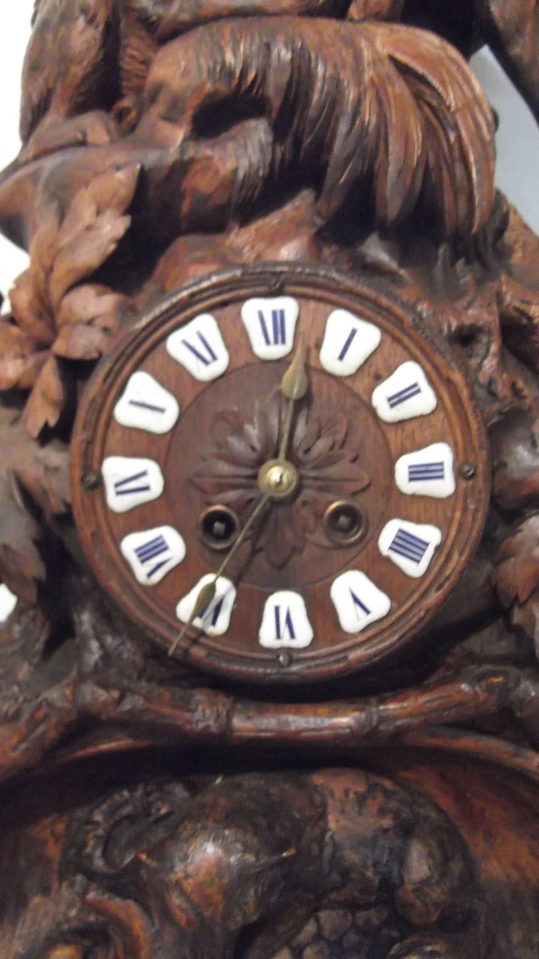 Swiss 19th Century Black Forest Clock 2