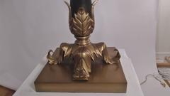 Pair of Chapman Charles X Style Cast Brass Lamps
