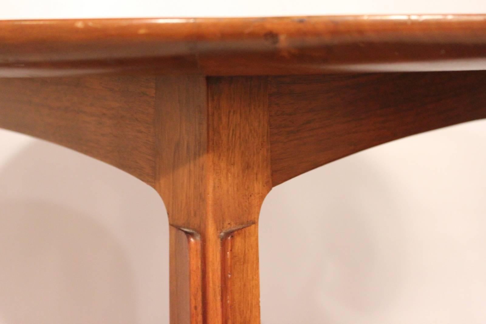 Walnut An Exception Pair of Dunbar High Style Side Tables