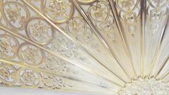 19th Century French Cast Gilt Bronze Fire Screen